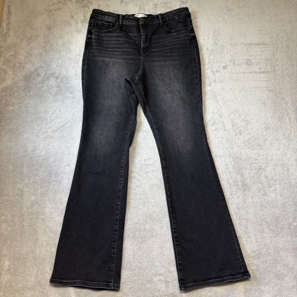 BKE Parker Jeans Womens 36X36 Black Universal Fit High Rise Bootcut Denim